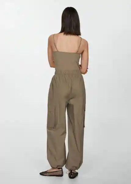 Mono Boston Khaki Talla S Mujer Mango