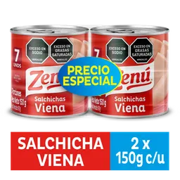 Salchicha Viena Zenú x 2 x 150 g