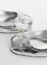 Zapatos Lago1 Plata Talla 40 Mujer Mango