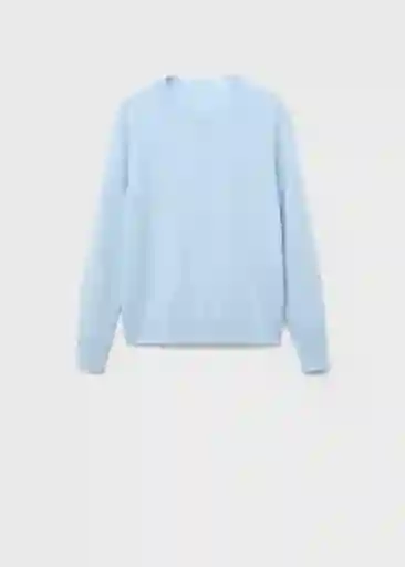 Jersey Serrano Celeste Talla S Mujer Mango