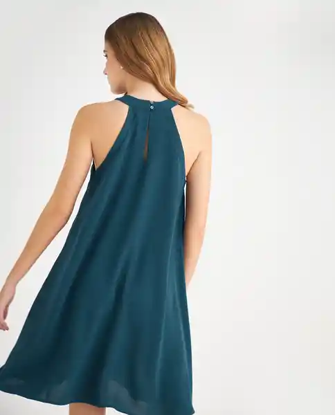 Vestido Verde Fuerte Oscuro Talla XL 699F003 Esprit