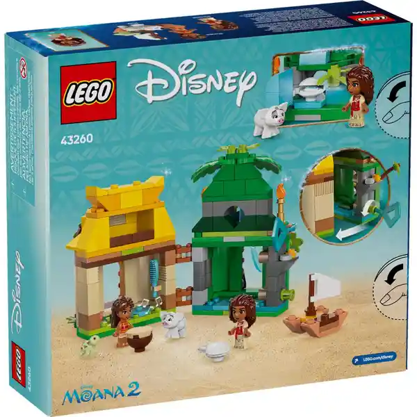 Set de Construcción Diversión en la Isla Con Vaiana Lego