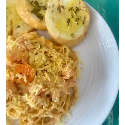 Pastas con Camaron