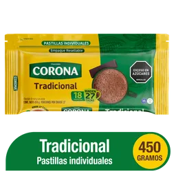 Corona Chocolate de Mesa Tradicional Pastillado