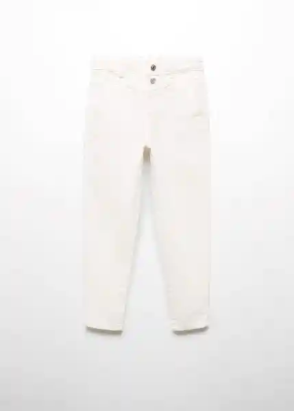 Jean Belen Blanco Talla 13 Niñas Mango