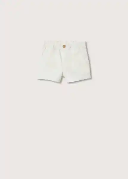 Short Milan Crudo Talla 67 Niñas Mango