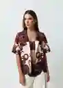 Camisa Pamella Mujer Crudo Novia Claro Talla ML 412G302 Naf Naf