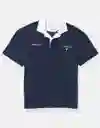 Polo Hombre Azul Talla Medium 4608483 American Eagle