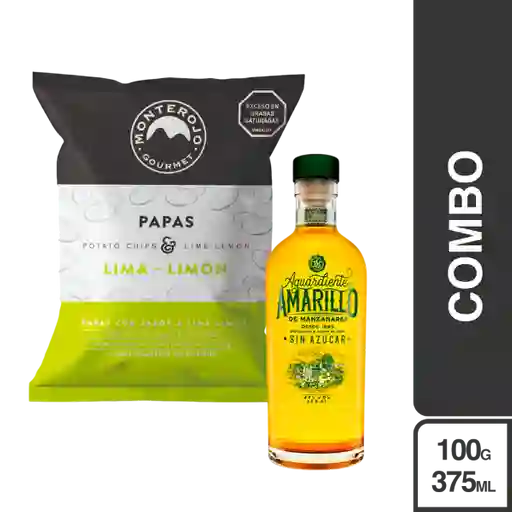 Combo Papas Lima Limón + Amarillo de Manzanares Aguardiente