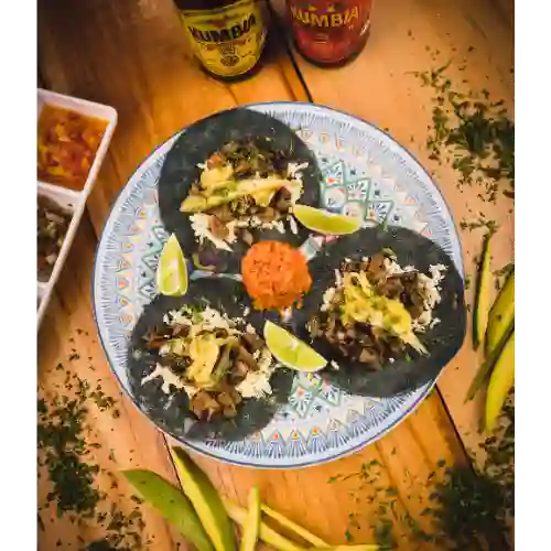 Tacos Portobello Hongo