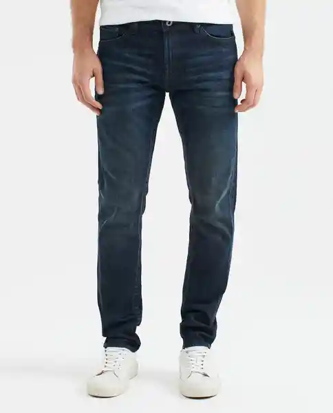 Jean Slim Fit Masculino Azul Dark 36 Chevignon