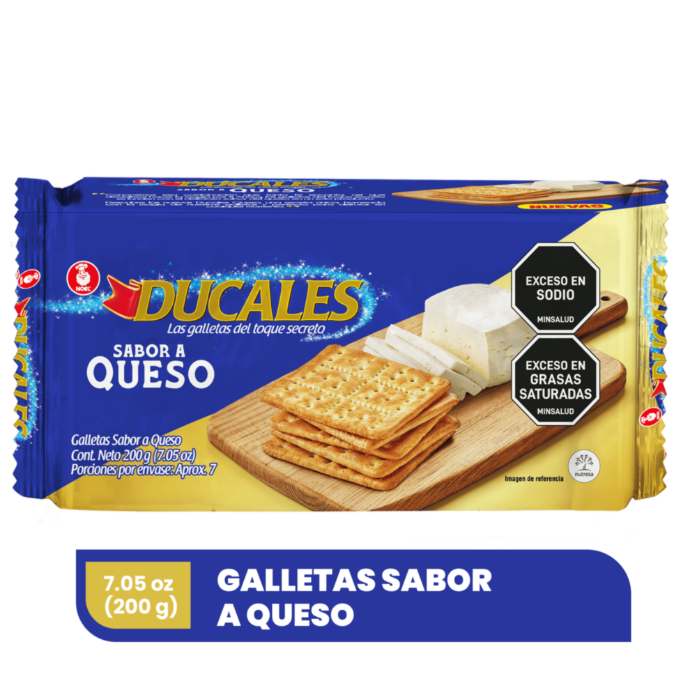Galleta DUCALES Queso x 200 gr Tc. X2