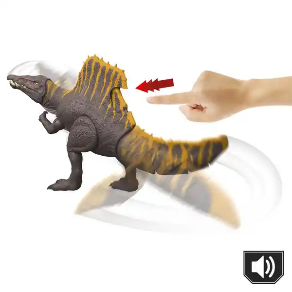 Jurassic World Figura de Acción Gris Amarillo