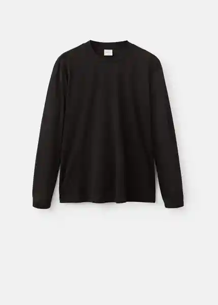 Camiseta Castell Marrón Talla S Hombre Mango