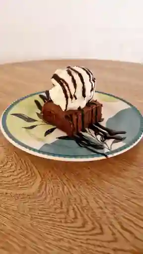 Brownie con Helado
