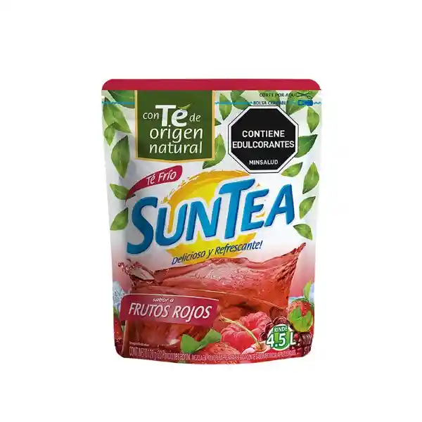 Suntea Mezcla Polvo Bebida Frutos Rojos