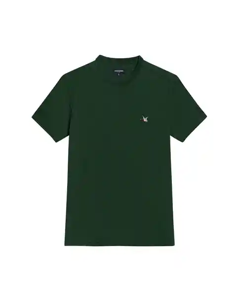 Camiseta Básica Verde Cordillera Ultraoscuro S Chevignon
