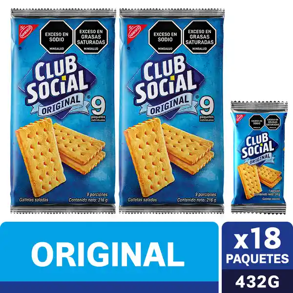 Galleta Club Social (432 Gr)