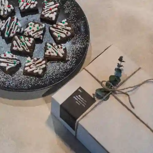 Brownie Bites Navideños