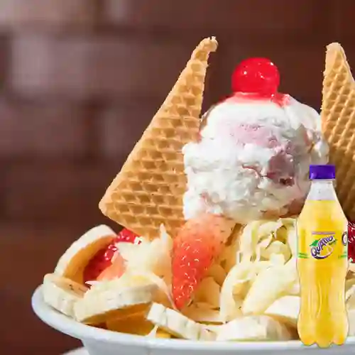 Combo Ensalada de Frutas Especial +Quatro Orig 400ML