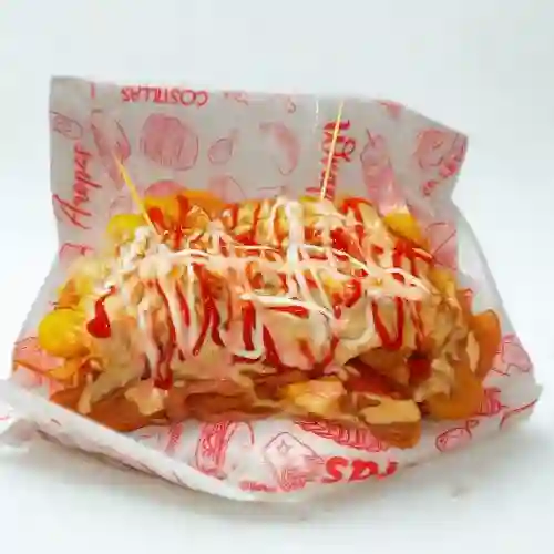 Salchipapa para 2