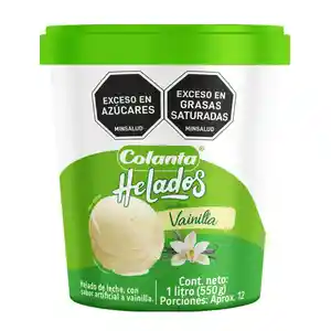 Colanta Helado de Leche con Sabor a Vainilla