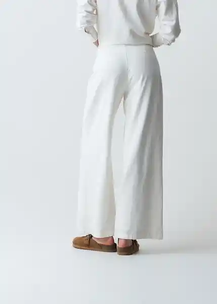 Pantalón Maia Mujer Crudo Puro Claro Talla 6 433G371 Naf Naf