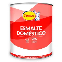 Pintuco Esmalte Doméstico Acabado Mate Negro