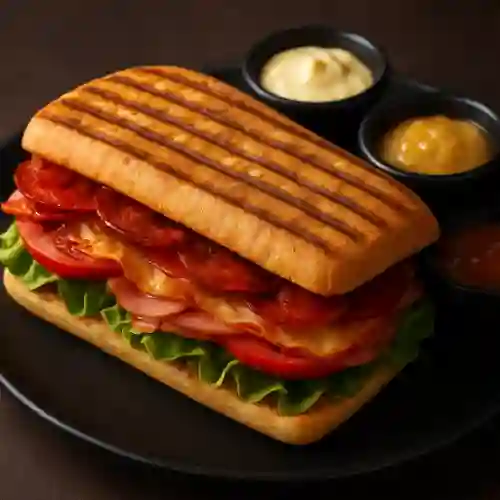 Peperonni jamon queso y tocineta