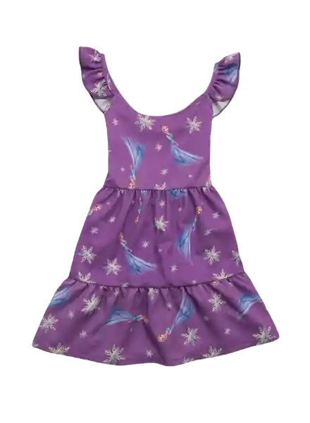 Vestido Manga Sisa Estampado 2 Talla 3T