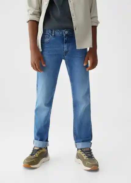 Jean Regular Tejano Medio Talla 08 Niños Mango