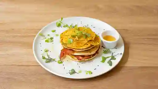Pancakes Huevo y Bacon