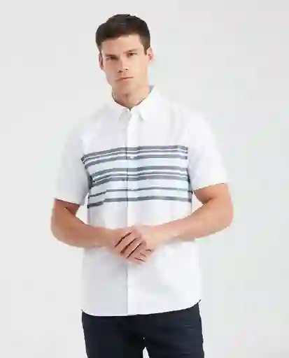Camiseta Striped Pre-Dyed Crudo Cannoli Claro T. L Chevignon