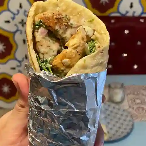 Shawarma de Pollo con Papas