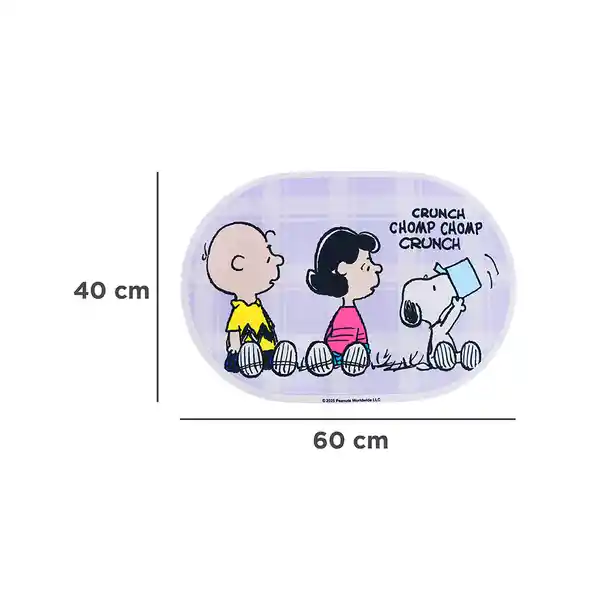 Tapete Serie Snoopy Colorful Life Morada Miniso