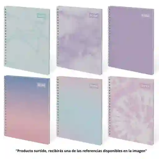 Scribe Cuaderno Tapa Dura Sport Sin Línea Argollado