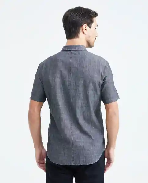 Camisa Denim Negro Noche Ultraoscuro M Chevignon