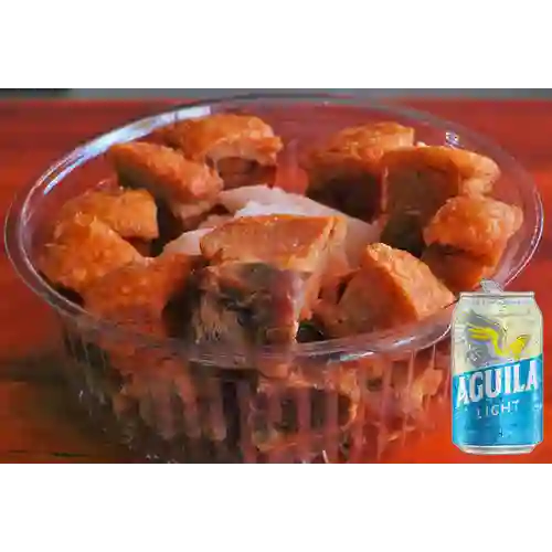 Combo Pig Pop Corn + Cerveza Aguila Light Lta 330ml