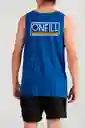 ONeill Camiseta Tank Headquarters Azul Cobalto Talla XL