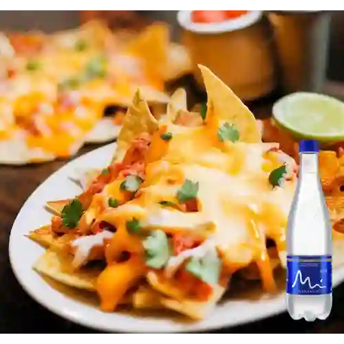 Combo Nachos Mexicanos + Manantial Sin Gas 600ml