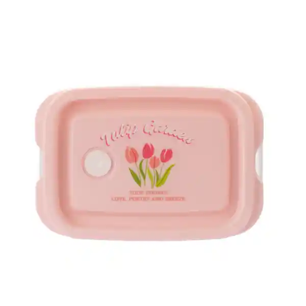 Contenedor Para Alimentos Serie Tulip Garden Miniso