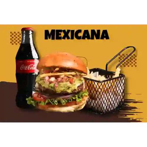 Combo Hamburguesa Mexicana