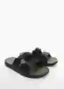 Chanclas Biorubne Negro Talla 39 Hombre Mango