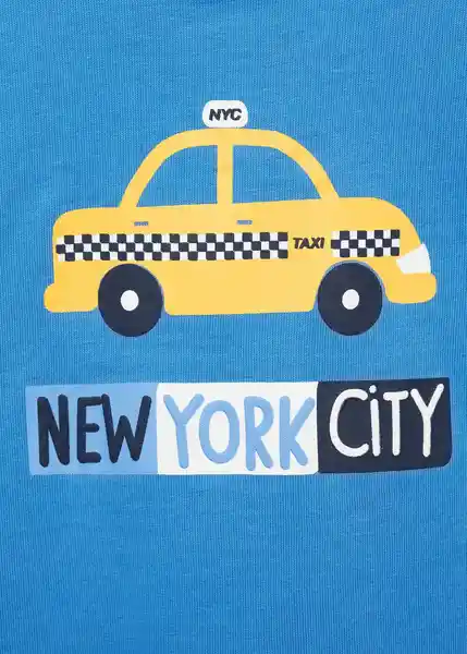 Camiseta Taxi Electrico Talla 70 Niños Mango