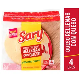 Sary Arepas de Maíz Rellenas con Queso