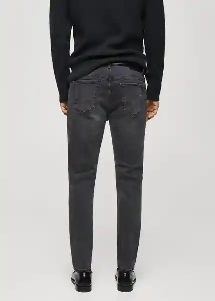 Jean Jude Tejano Gris Oscuro Talla 36 Hombre Mango