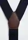 Tirantes Suspende Azul Talla 99 Hombre Mango