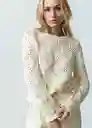 Saco Tejido Mujer Amarillo Resplandor Claro T M 582G035 Naf Naf