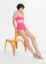 Short Corina Fucsia Talla M Mujer Mango