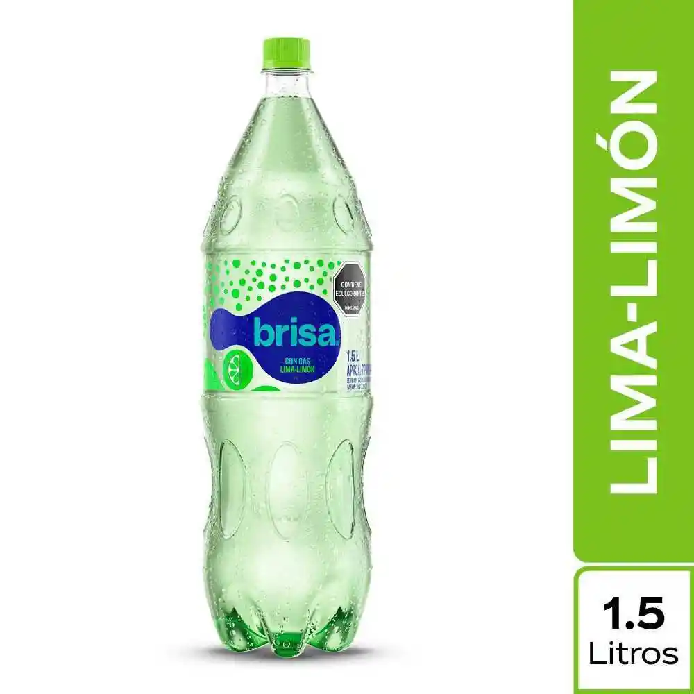 Agua Saborizada Brisa Con Gas Lima Limón 1.5L